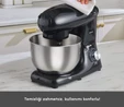 Karaca Multichef Kıyma Çekme /Sucuk-Sosis/İçli Köfte Aparatlı Hamur Yoğurma Makinesi Shiny Black 1900W 5,5L