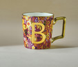 Karaca Flower B Harfli Kupa 350 ml