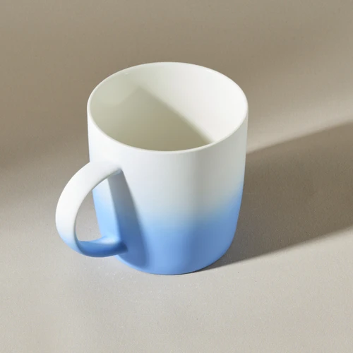 Karaca Soft Touch Mavi Kupa 340 ml