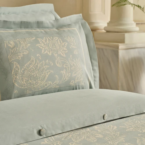 Karaca Home Owen 80 Tel %100 Pamuk Saten Çift Kişilik Nevresim Takımı Mavi 