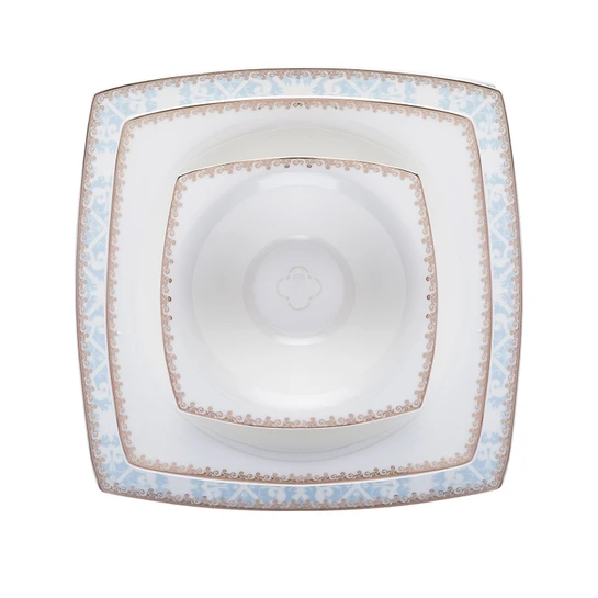 Karaca Fine Pearl Contour 62 Parça 12 Kişilik Yemek Takımı