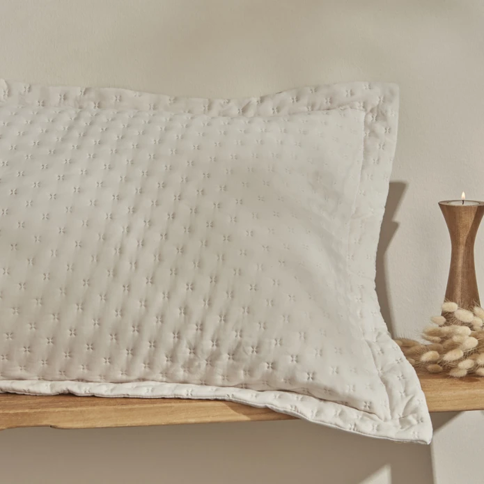 Karaca Home Breeze Soft Çift Kişilik Yatak Örtüsü Takımı Ekru