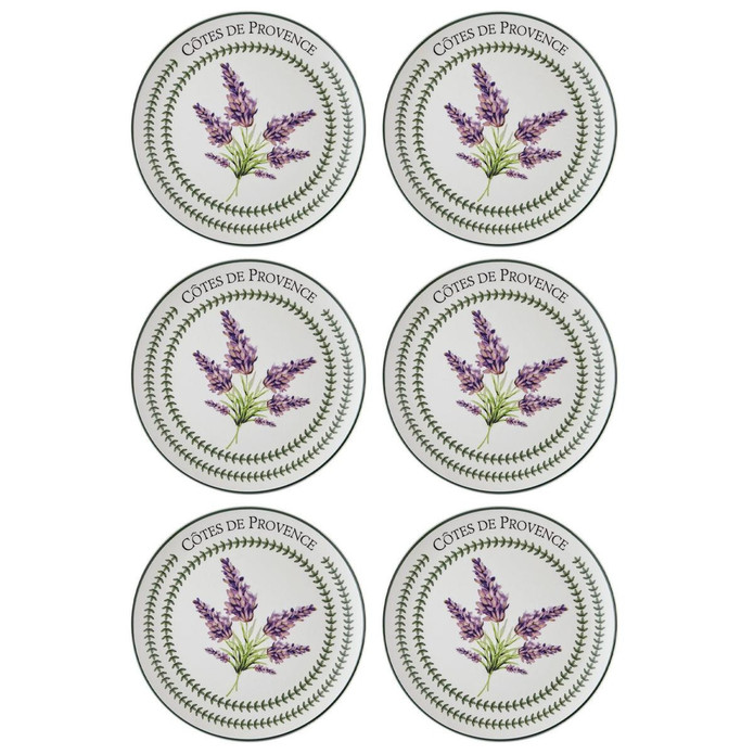 The Mia Provence Lavanta Servis Tabağı 6lı Set 26 Cm Prc04